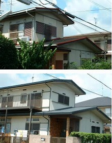 重ね葺き工法施工例2